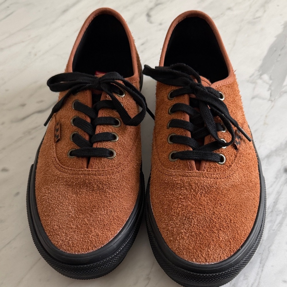 Vans Men's Suede Sneakers - Tan and Black